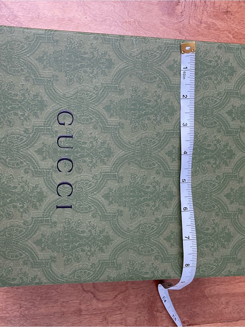 Gucci Olive Green Patterned Presentation Box - Picture 2 of 4